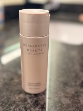 Meaningful Beauty face wash.